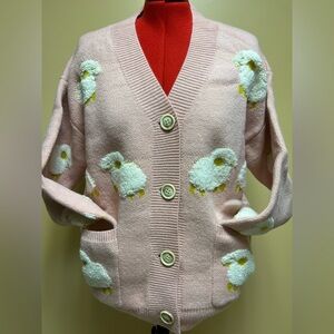 Aelfric Eden Blush Sheep Cardigan